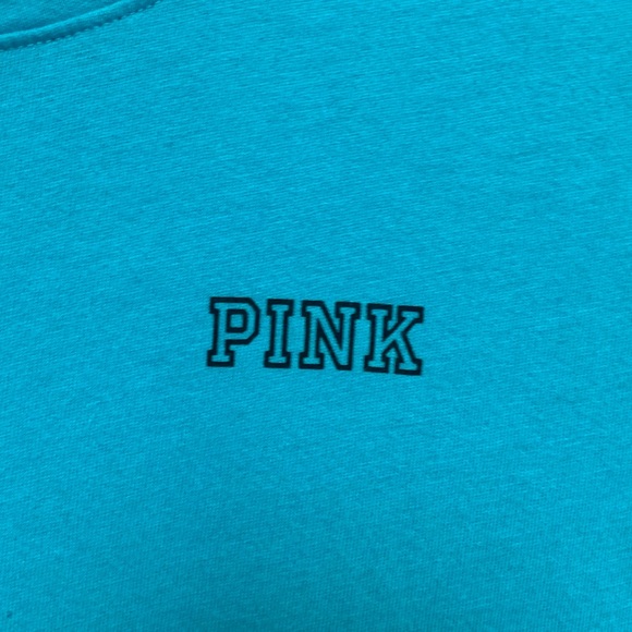 Victoria’s Secret Pink Blue Logo Short Sleeve Shirt - Picture 6 of 6